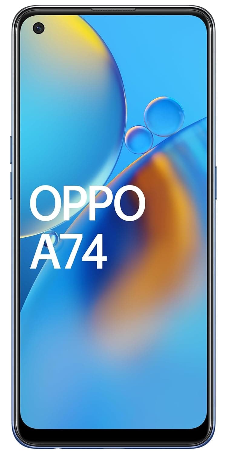 Oppo A74 Dual-SIM 128GB ROM + 4GB RAM (GSM Only | No CDMA) Factory Unlocked 4G/LTE Smartphone (Midnight Blue) - International Version