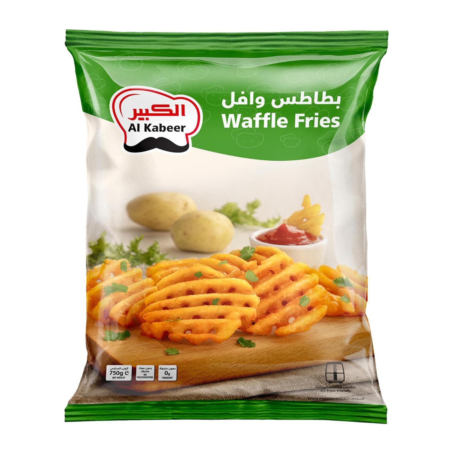 Al Kabeer Waffle Fries 750g
