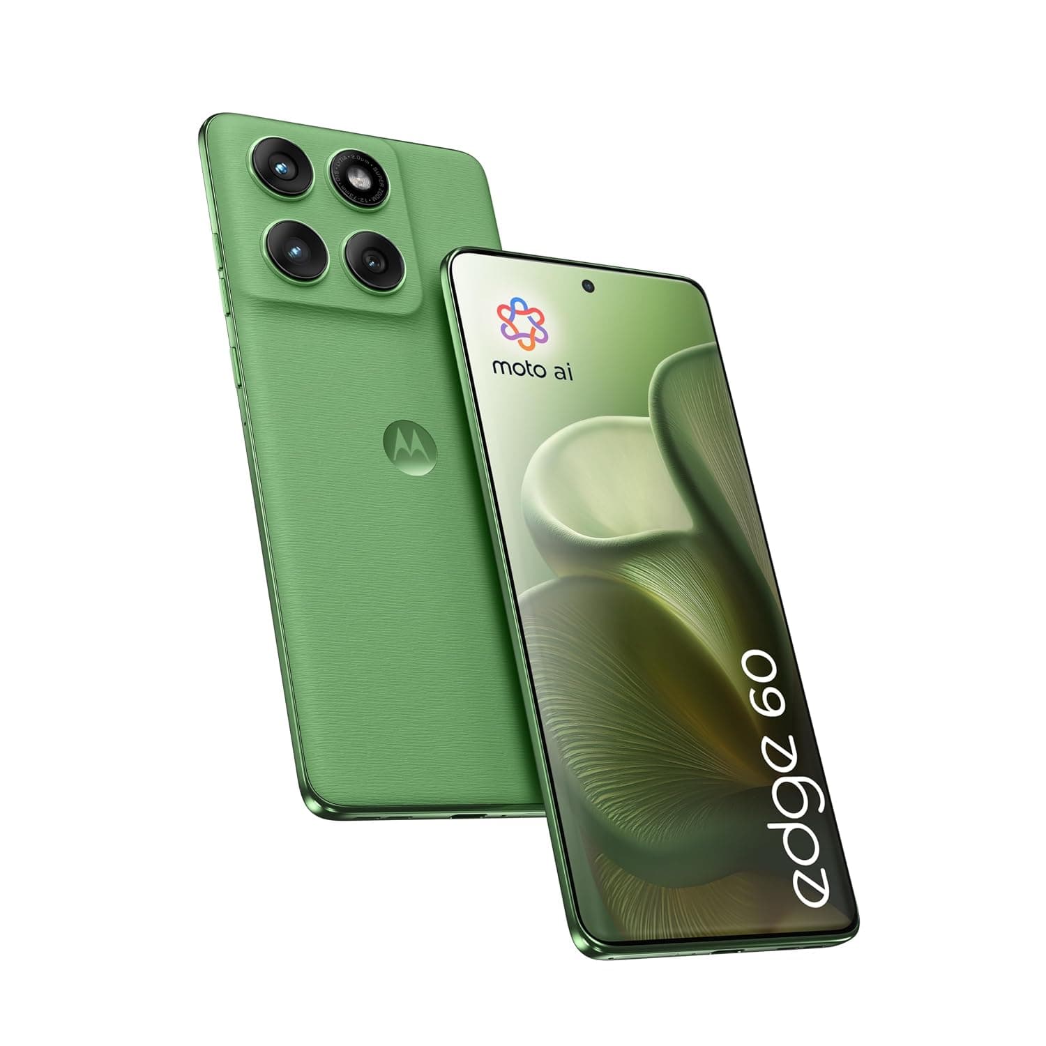Motorola Edge 60 Dual SIM 512GB ROM + 12GB RAM (GSM Only | No CDMA) Factory Unlocked 5G Smartphone (Pantone Shamrock) - International Version