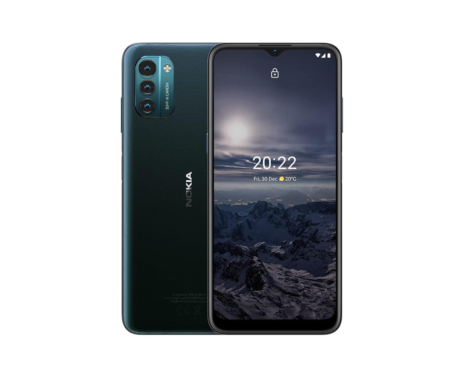 Nokia G21 Dual-SIM 128GB ROM + 4GB RAM (GSM Only | No CDMA) Factory Unlocked Android 4G/LTE Smartphone (Nordic Blue) - International Version