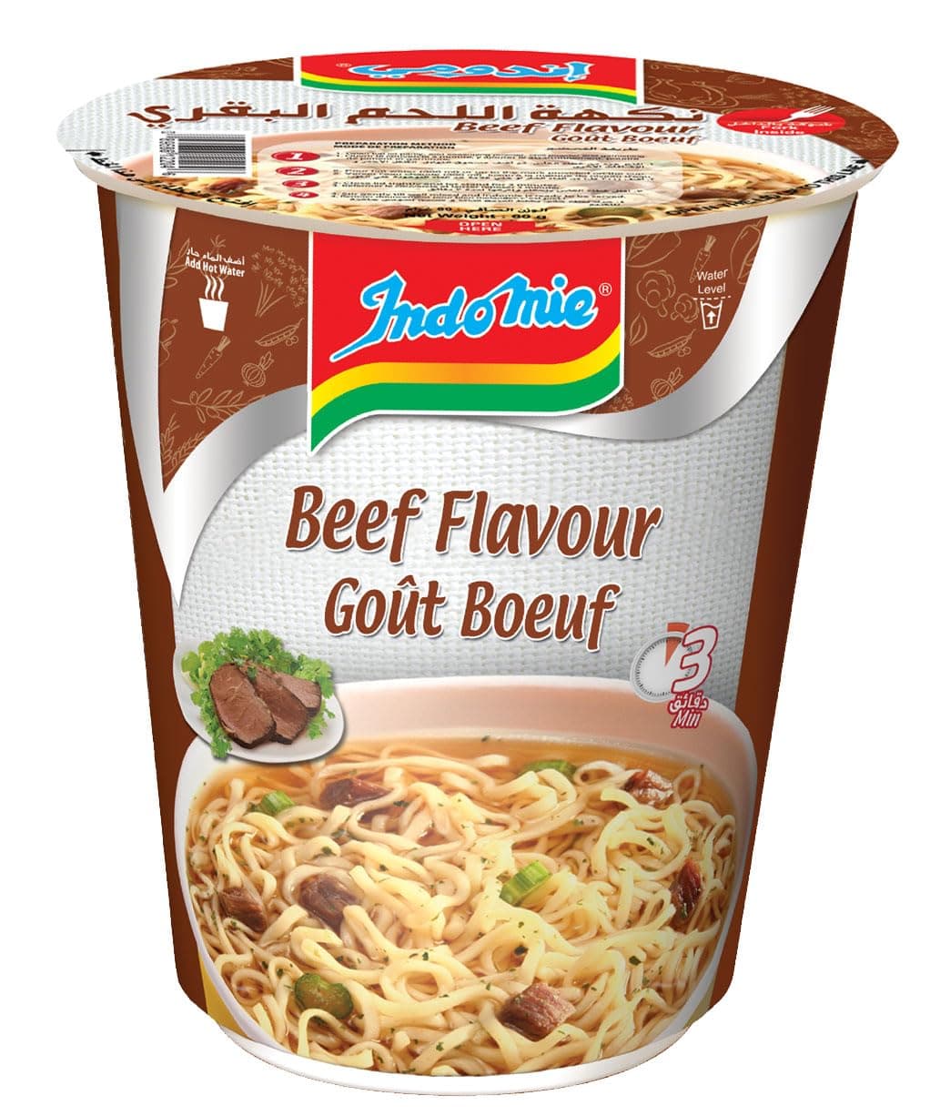 Indomie Instant Noodles Beef Flavour, 55 g