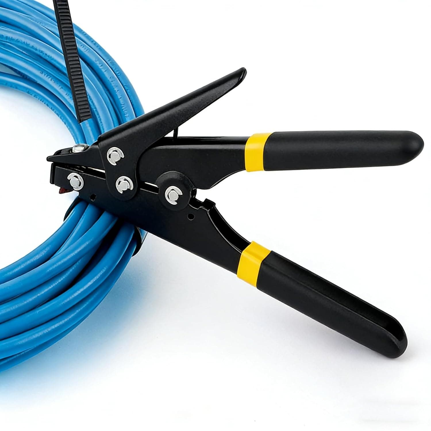 YelaJoy Professional Cable Tie Tool, Adjustable Tension Zip Tie Gun, Fastening & Cutting Tool for Nylon Plastic Cable Ties, Cable Management Tool for Home and Industrial Use