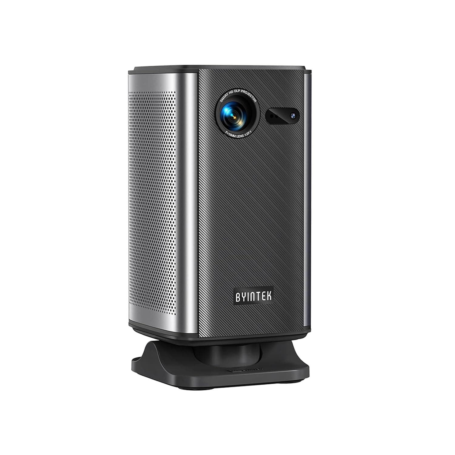 BYINTEK P70X Smart Wi-Fi Projector, 10000mAh Battery Powered, Auto-focus, Android 9.0, Support 4K 3D, Wi-Fi Display, with Storage Case