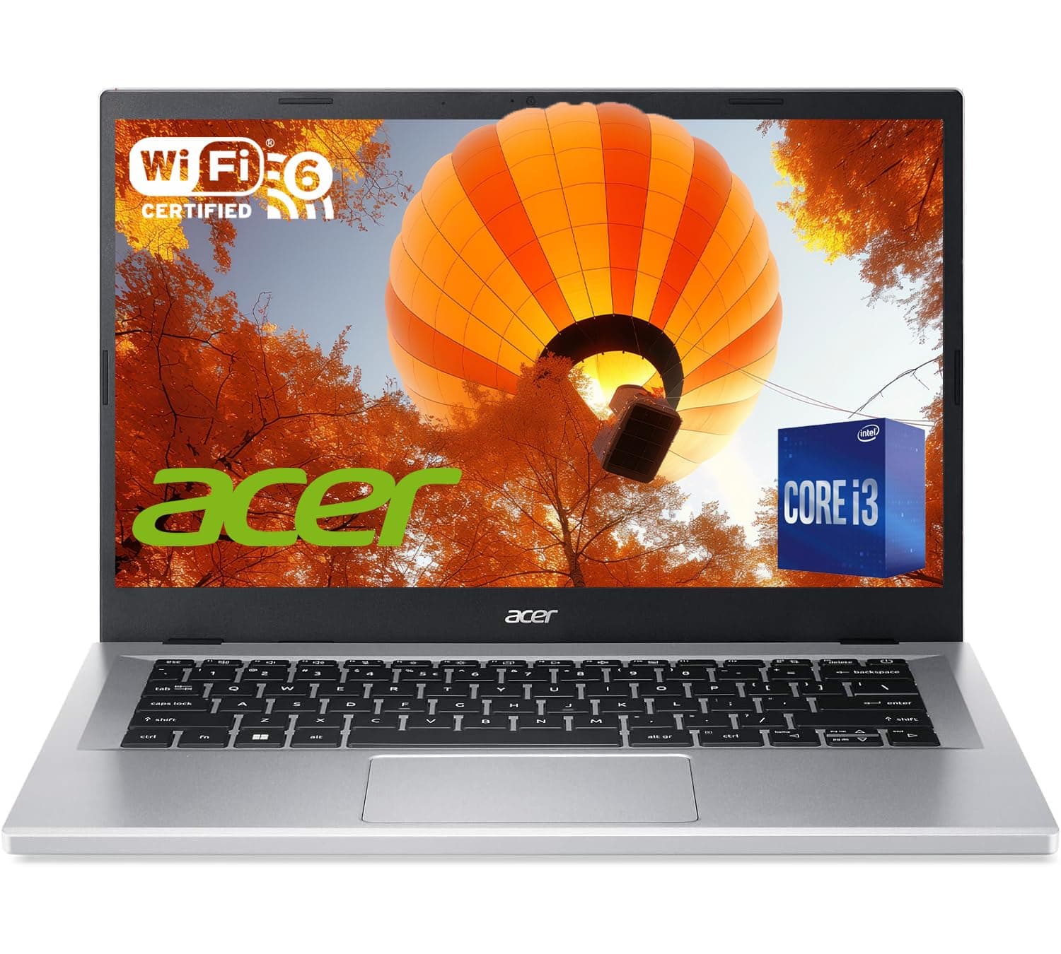 acer Aspire 3, 14 Inch FHD Student Laptop | Intel Core i3, 8-Core CPU | 16GB RAM (Includes 8GB LPDDR5), 1TB SSD Storage | WiFi 6, Bluetooth 5.1 | 11HRs Battery | Intel UHD Graphics | Windows 11
