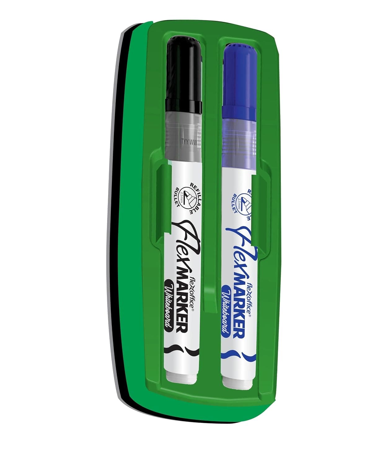 Flexoffice FO-WBS004 Whiteboard 2-Markers with Duster