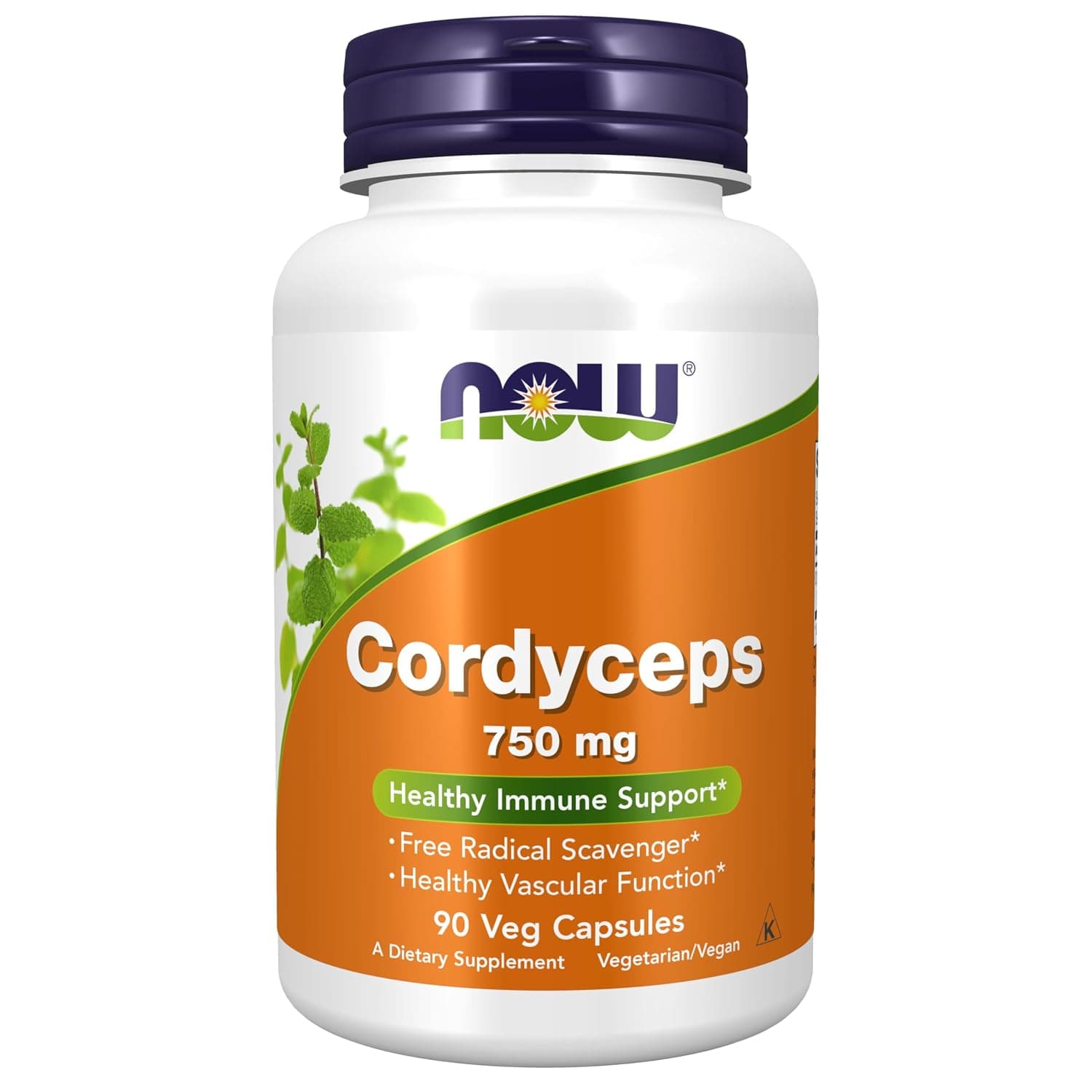 NOW Cordyceps 750 mg,90 Veg Capsules