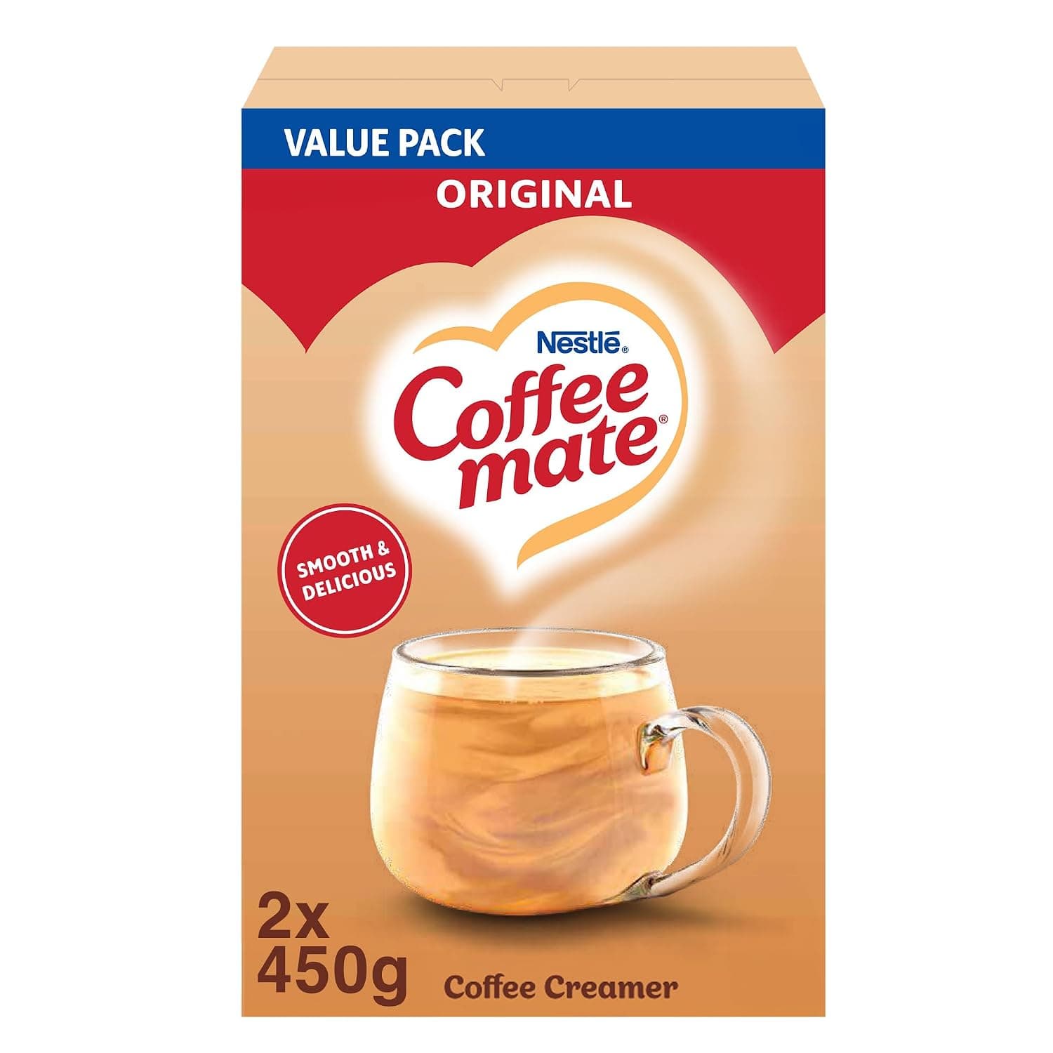 Nestle Coffee Mate Original Coffee Creamer, Bag In Box, 2 Bags, 900g