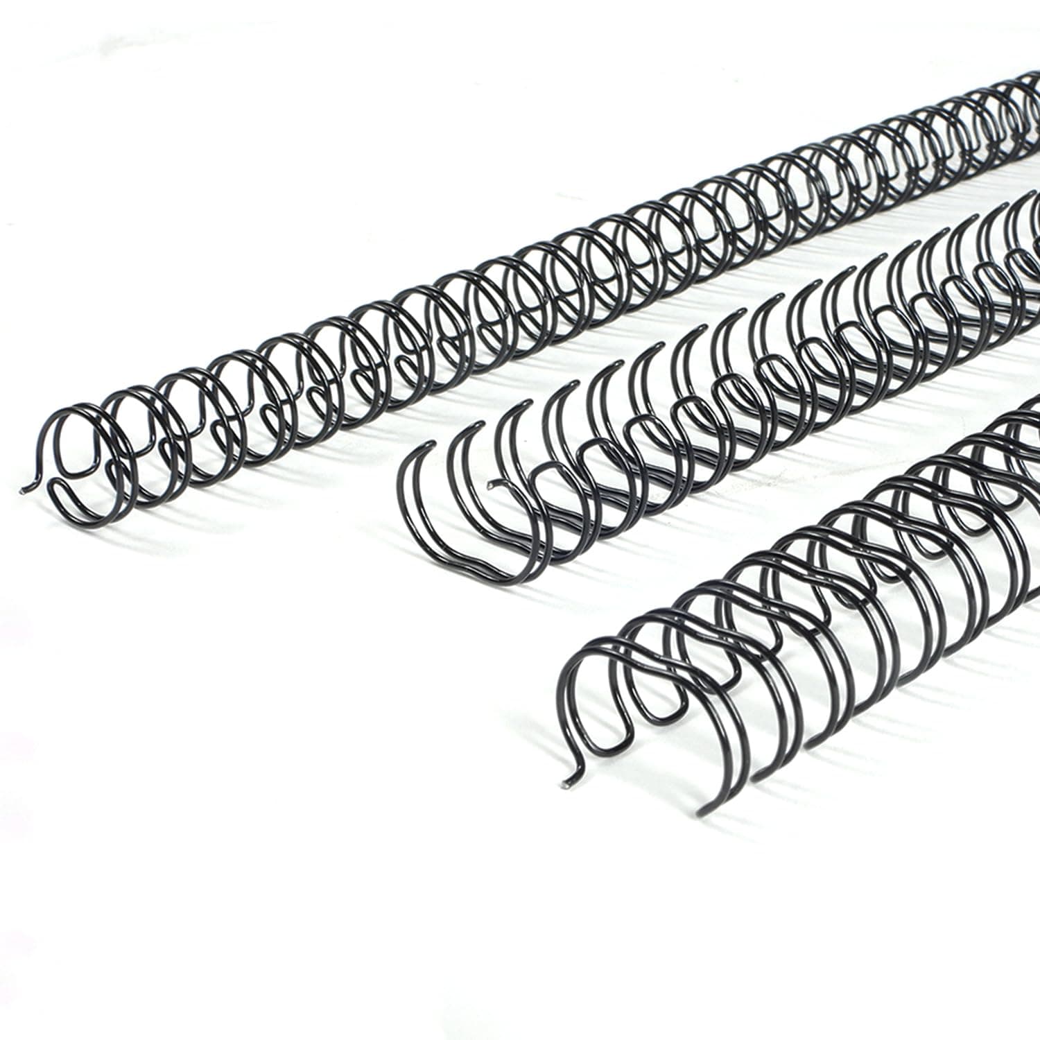 RAYSON WR-7.9-100-BK-SA Double Loop Wire Binding Spines, 34-Loop, 7.9mm | 34-Loop format supports matching binding systems. Pack of 100 in Black for restocking office or school supplies.