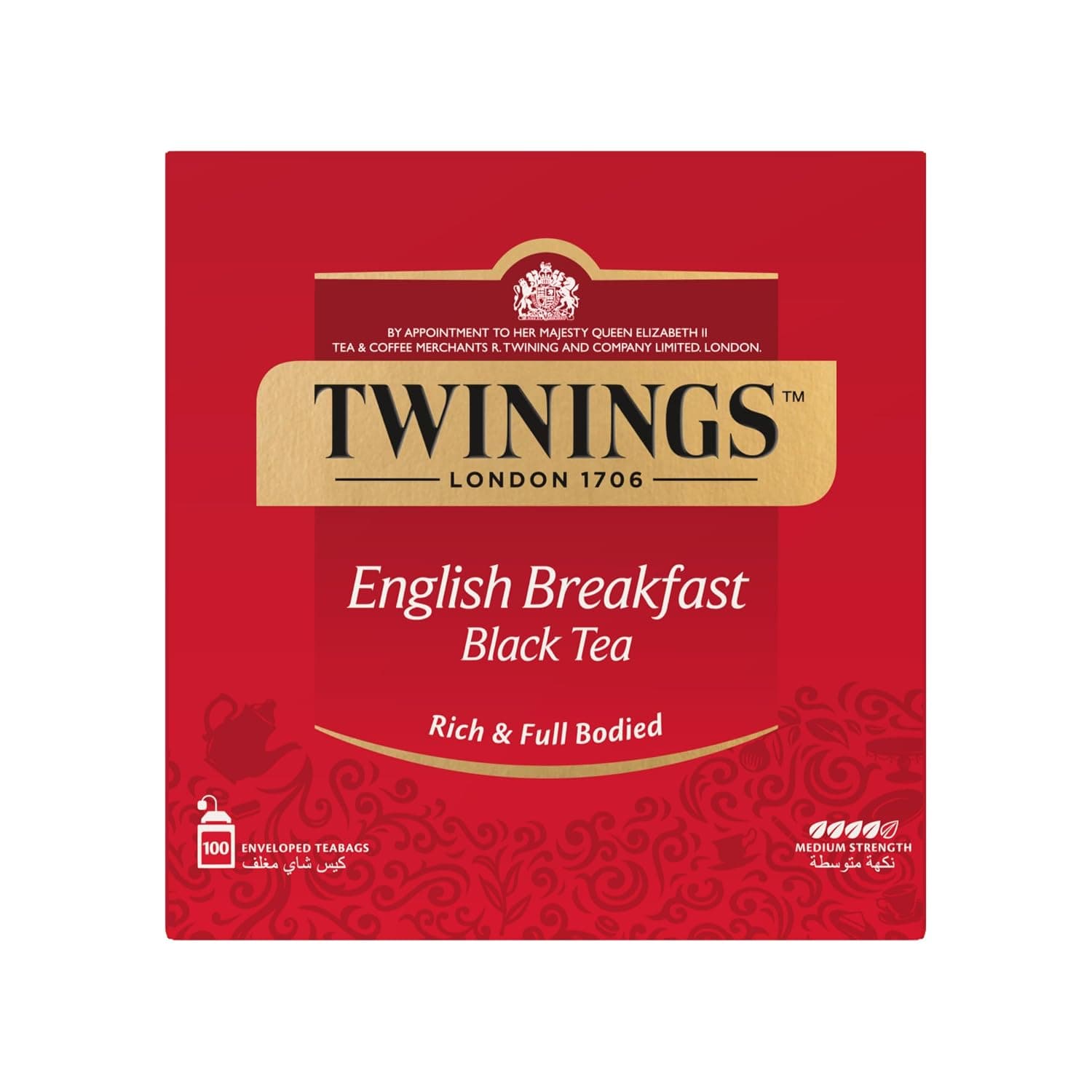 Twinings English Breakfast Tea Bags, 100S
