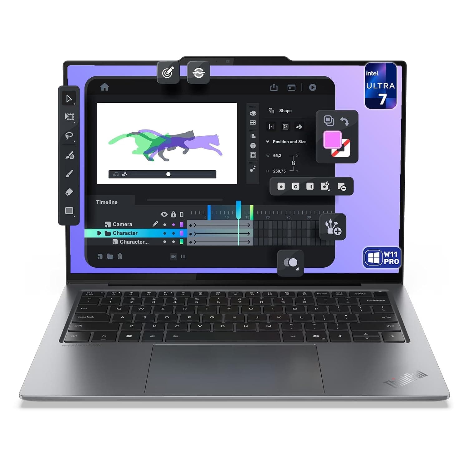 Lenovo Thinkpad X9-14 Gen 1 Laptop, Intel Ultra 7-258V, 32 GB LDDR5x RAM, 1 TB PCIe SSD, 14" WUXGA (1920x1200) Display, Intel Arc Graphics 140V, Backlit Keyboard, W11 Pro, Gray Black
