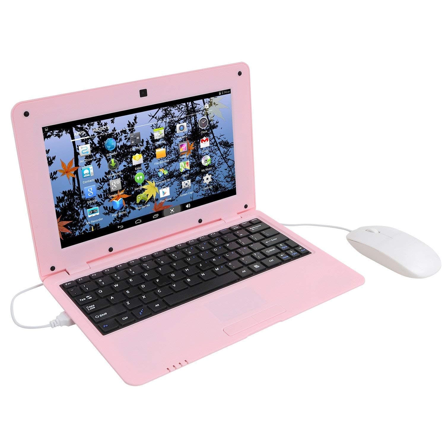 Tablets & Computers 10.1" Inch Kids Netbook Laptop, Powered by Android 6.0, Quad Core Processor, 1gb Ram, 8gb Storage, Bluetooth, WiFi, Customized Laptop Bag,-Pink