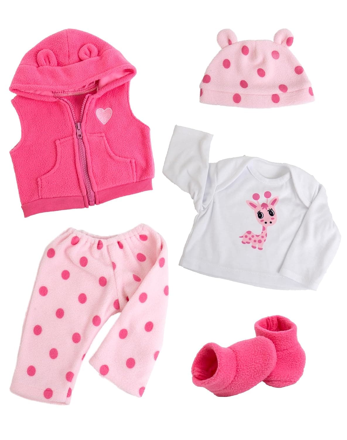 Reborn Baby Dolls Clothes - Outfit Clothing Accessories for 20-24 inch Lifelike Newborn Toy Dolls