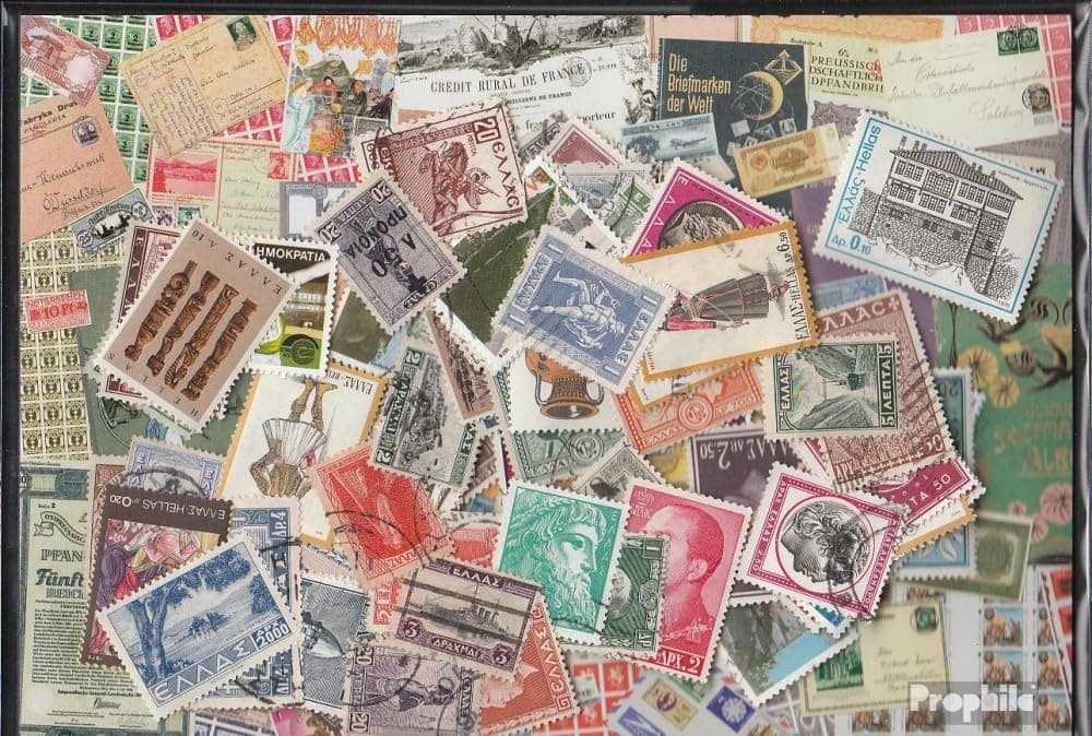 Greece 100 Different Stamps (Stamps for Collectors)