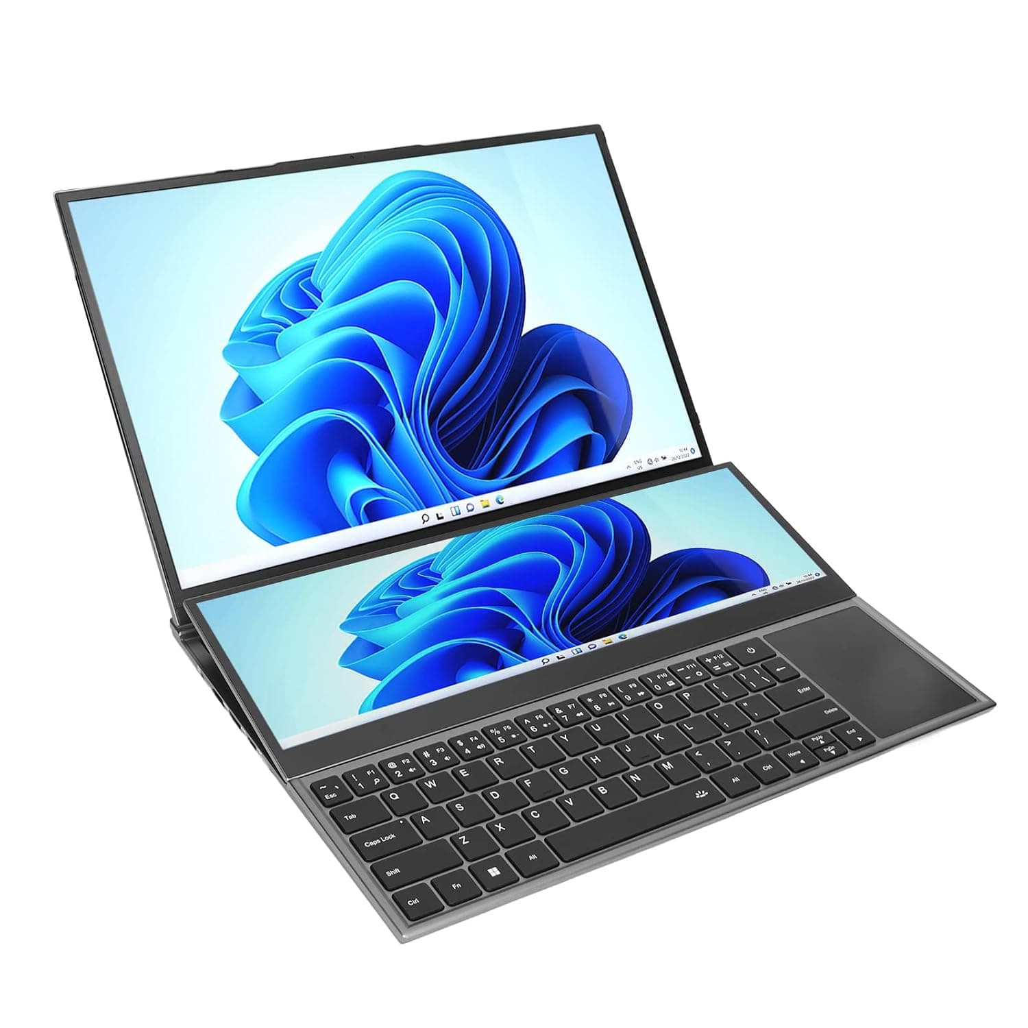 Dual Screen Laptop, 16in Dual Screen Laptop Efficient Heat Dissipation 13600mAh Battery for Windows 11 for Study(#3)