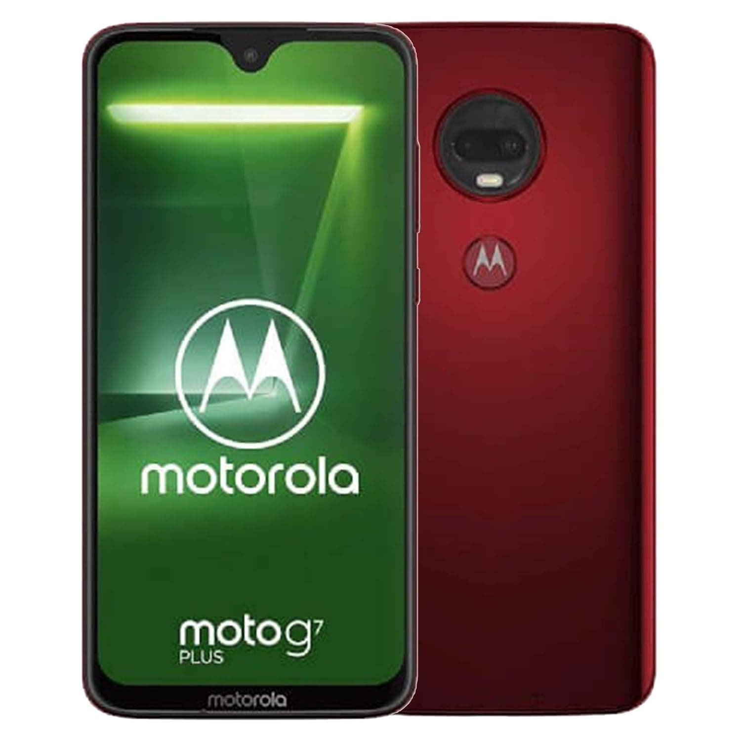 motorola Moto G7 Plus Xt1965 Single Sim 64Gb Factory Unlocked 4G Lte Smartphone (International Version, Viva Red)