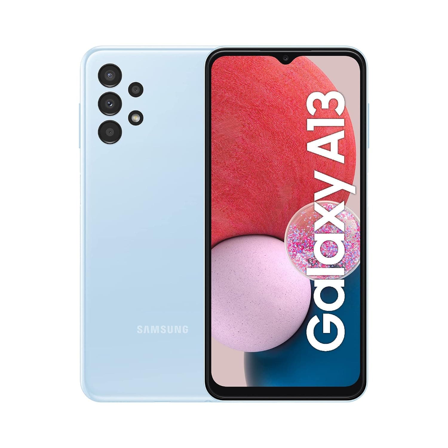 SAMSUNG Galaxy A13 Dual-SIM 64GB ROM/4GB RAM GSM Factory Unlocked Android 4G/LTE Smartphone (Blue) International Version