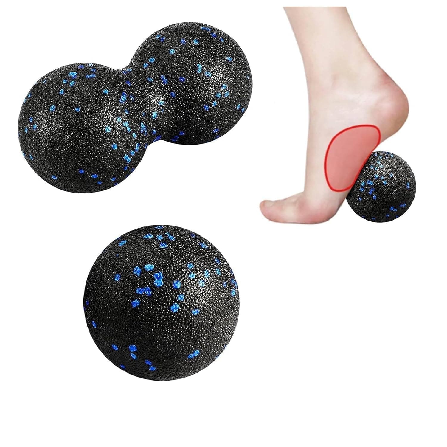 Joyzzz Massage Ball Set, Trigger Point Therapy Balls for Muscle Relaxation, Effective Pain Relief for Plantar Fasciitis, Stiffness and Muscle Tension