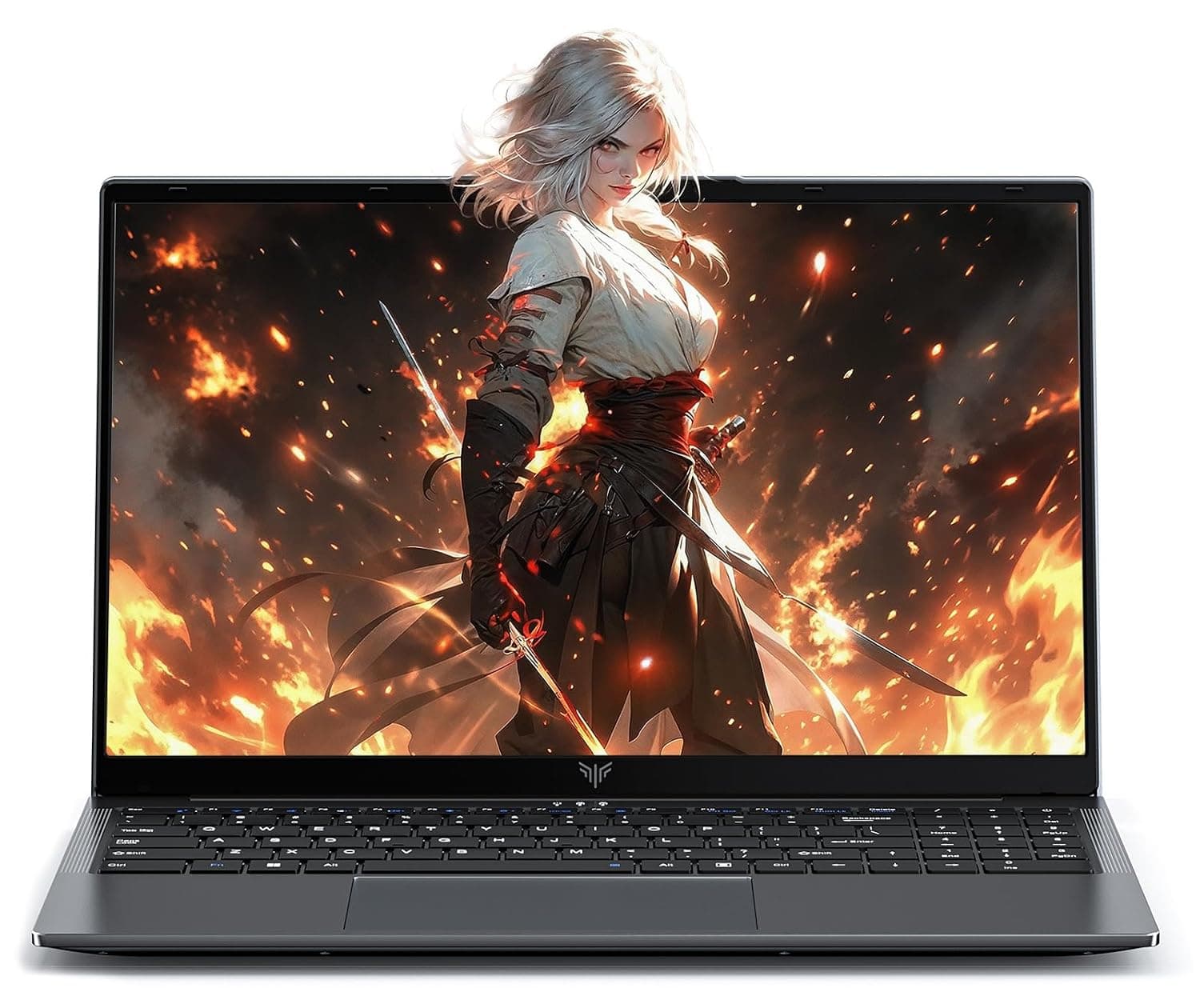 KAIGERR Gaming Laptop, Laptops with AMD Ryzen 4300U(Up to 3.7GHz), 16GB DDR4 512GB SSD Laptop Computer, 16.0inch Windοws 11 Laptop, 1920P FHD Display, WiFi 6, USB3.2, Type_C, Webcam Cover Slide