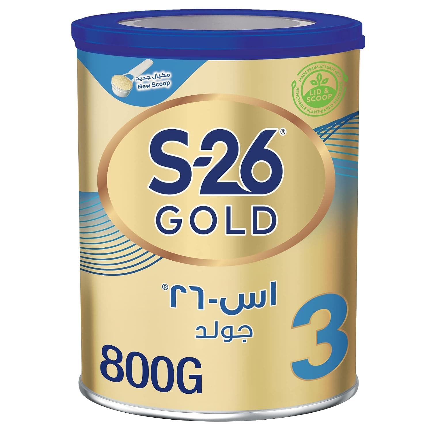 S26 Gold Stage 3, 1 -3 Years, Growing-Up Formula Based On Cow's Milk For Toddlers From 1 - 3 Years, Tin, 800G