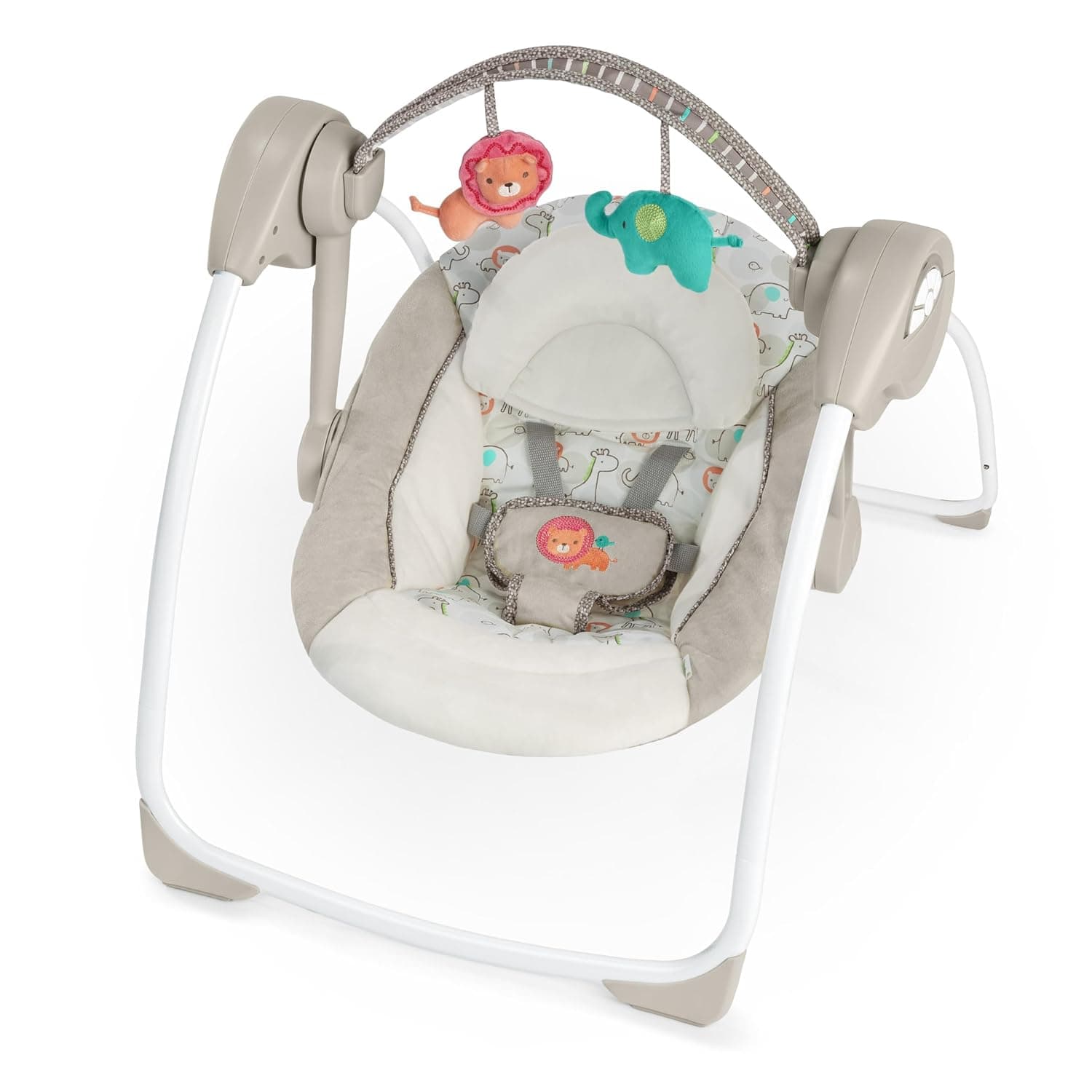 Soothe 'n Delight Portable Swing - Cozy Kingdom