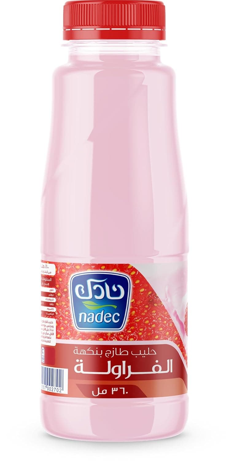 Nadec Strawberry Flavoured Fresh Milk 360 ml