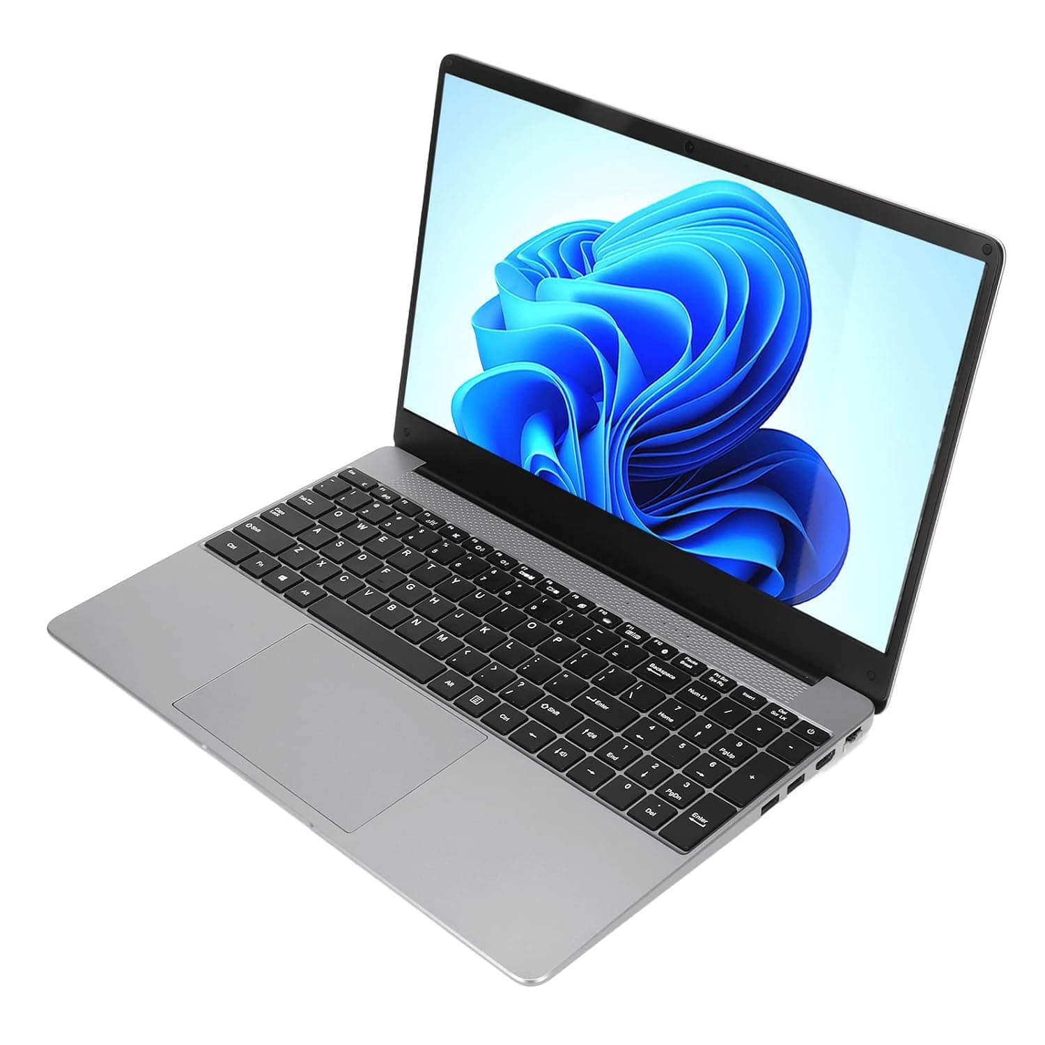 Generic 15.6 Inch Laptop, 100–240 V FHD Aluminum Alloy Computer EDGE Laptop Computer (8+128G UK Plug)