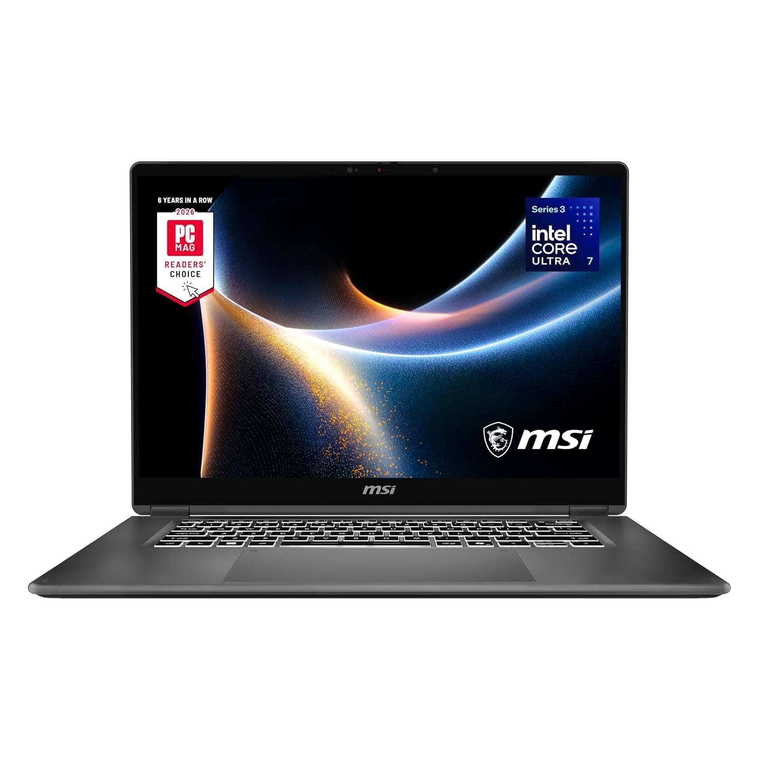 msi Prestige 16 Flip AI+ 16" 2.8K OLED Laptop: Intel Ultra 7-355, Intel Arc Graphics, 32GB LPDDR5X, 1TB SSD, Touch Screen, Wi-Fi 7, Bluetooth 6, Fast Charging, Win 11 Home: Platinum Gray C3MTG-058US