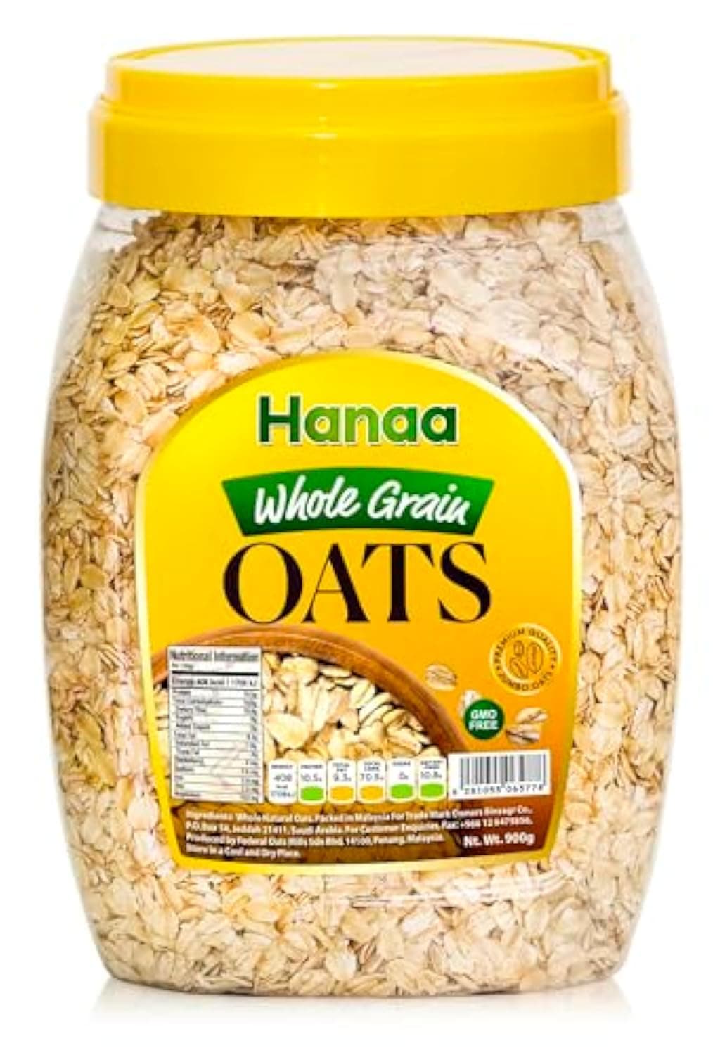 Hanaa Whole Grain Oats 900 g