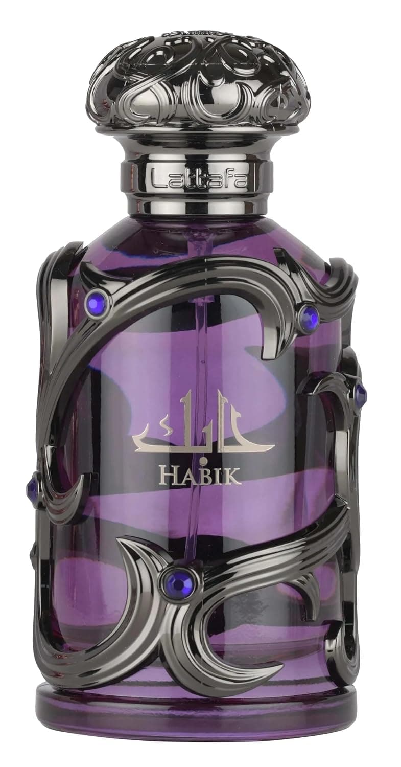 Habik for Men by Lattafa Eau de Parfum 100ml – Spicy Woody Long Lasting Scent – Modern Masculine Fragrance with Cardamom Lavender Amberwood Luxury Arabic Perfume for Him