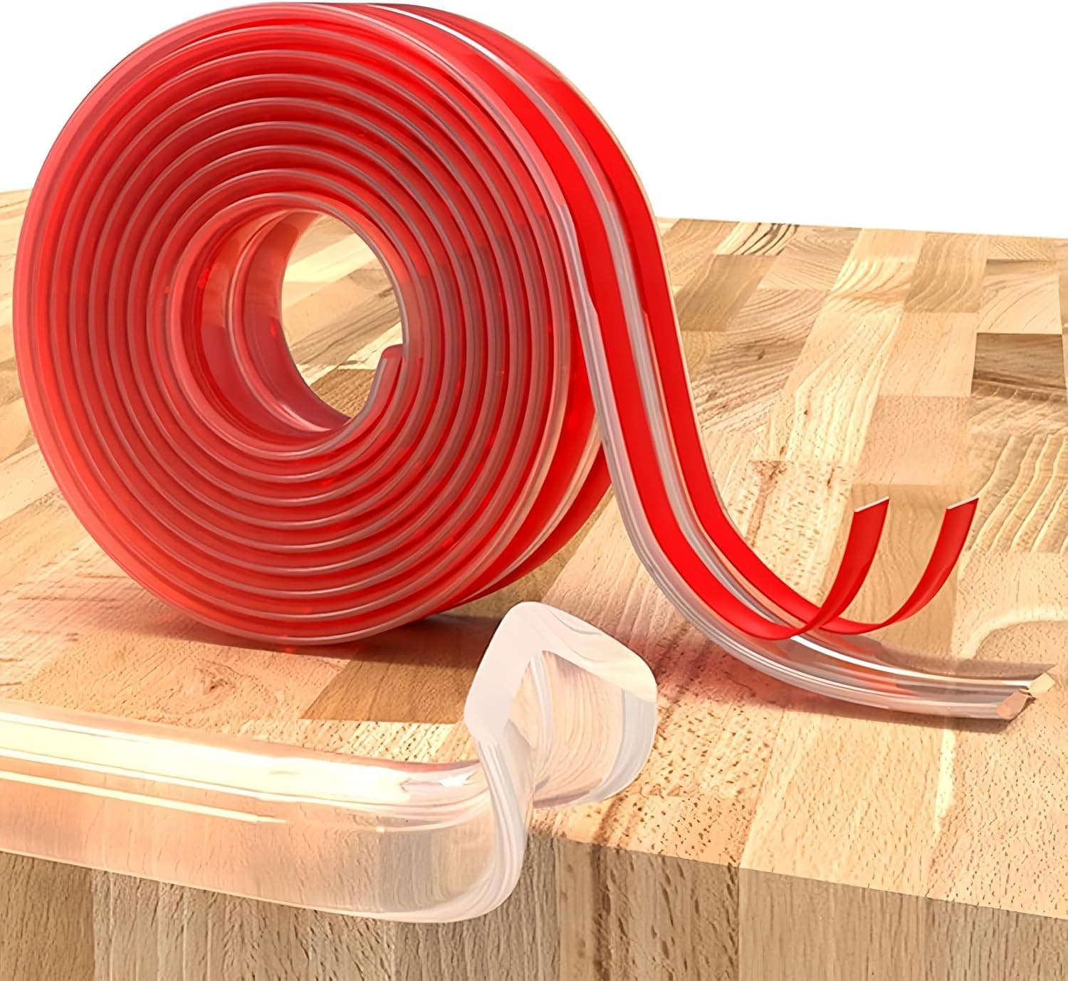 2M Child Anti-Collision Safety Strip, Safety Edge Protection Strip, Table Edge Protection Strip, Child Anti-Bump Protective Pad, Back with Adhesive for Table Corner Corner Collision Avoidance