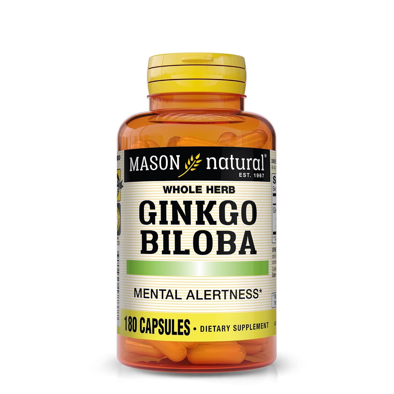 Mason Natural, Ginkgo Biloba (180 Capsules)