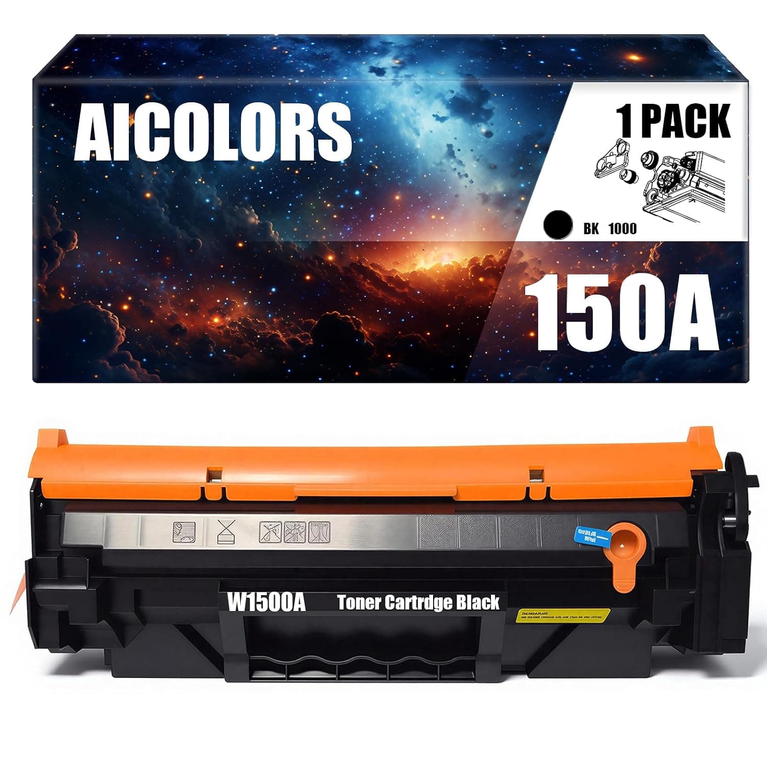 150A W1500A Toner Cartridge Compatible for HP Laserjet M111a M111w MFP M141a M141w MFP M141a M141w Printer Black
