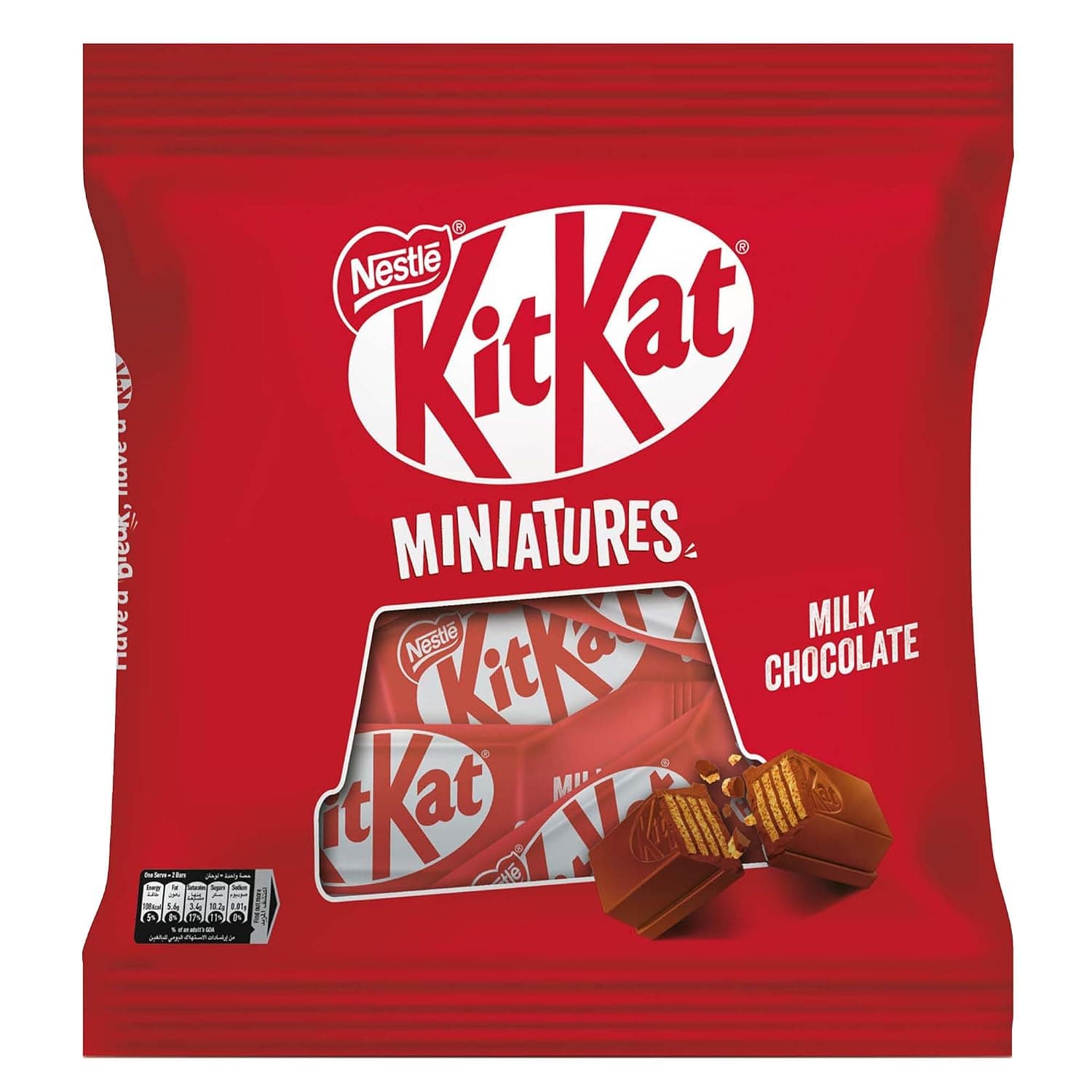 Nestle Kitkat Miniatures Crispy Wafer Finger Covered With Milk Chocolate 94.5 g
