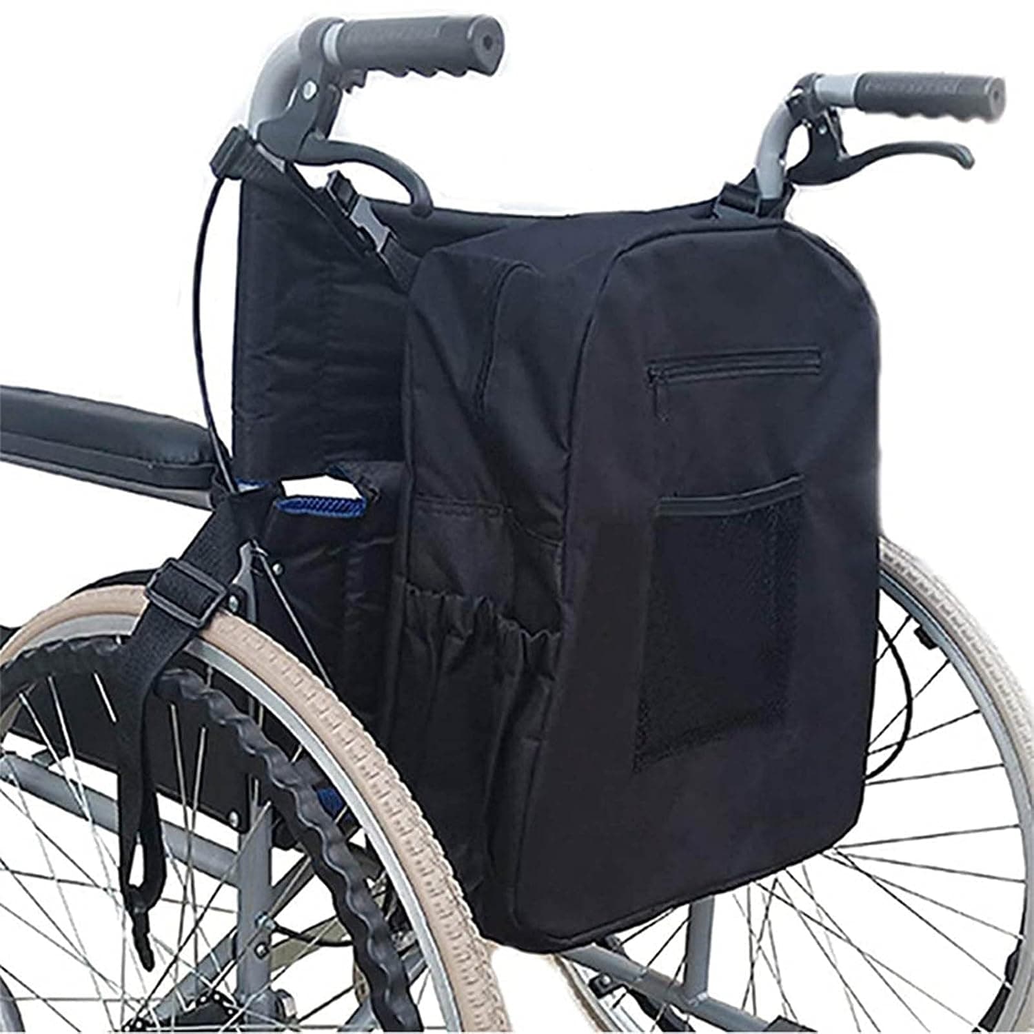 Wheelchair Bag, Wheelchair Backpack Storage Bag, Universal Travel Tote for Powered or Electric Wheelchairs use Wheelchair Accessories