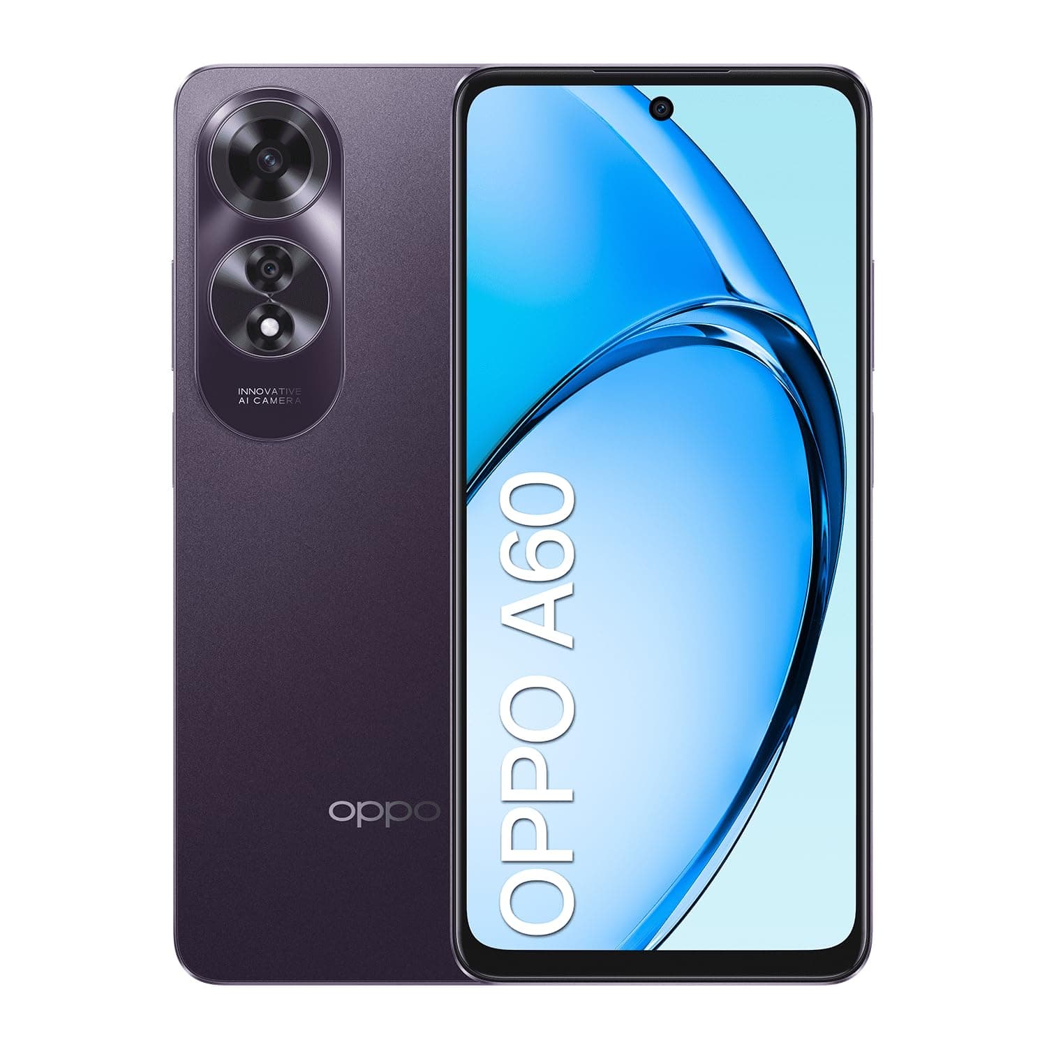 Oppo A60 Dual-SIM 256GB ROM + 8GB RAM (GSM Only | No CDMA) Factory Unlocked 4G/LTE Smartphone (Midnight Purple) - International Version