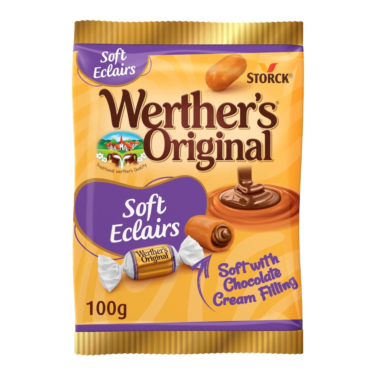 Werthers Original Caramel Candies Soft Eclairs 100 g