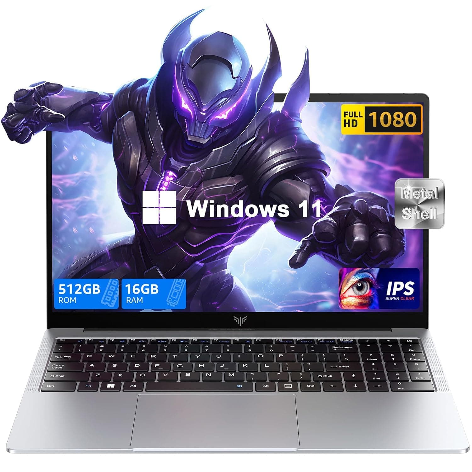 Laptop, 2026 New Laptop Computer with Intel Twin Lake N150 Processor(Up to 3.6GHz), 16GB RAM 512GB NVMe SSD, 15.6" FHD Display, Windοws 11/Student/Business Laptop, HDMI, USB3.2, Long Battery Life