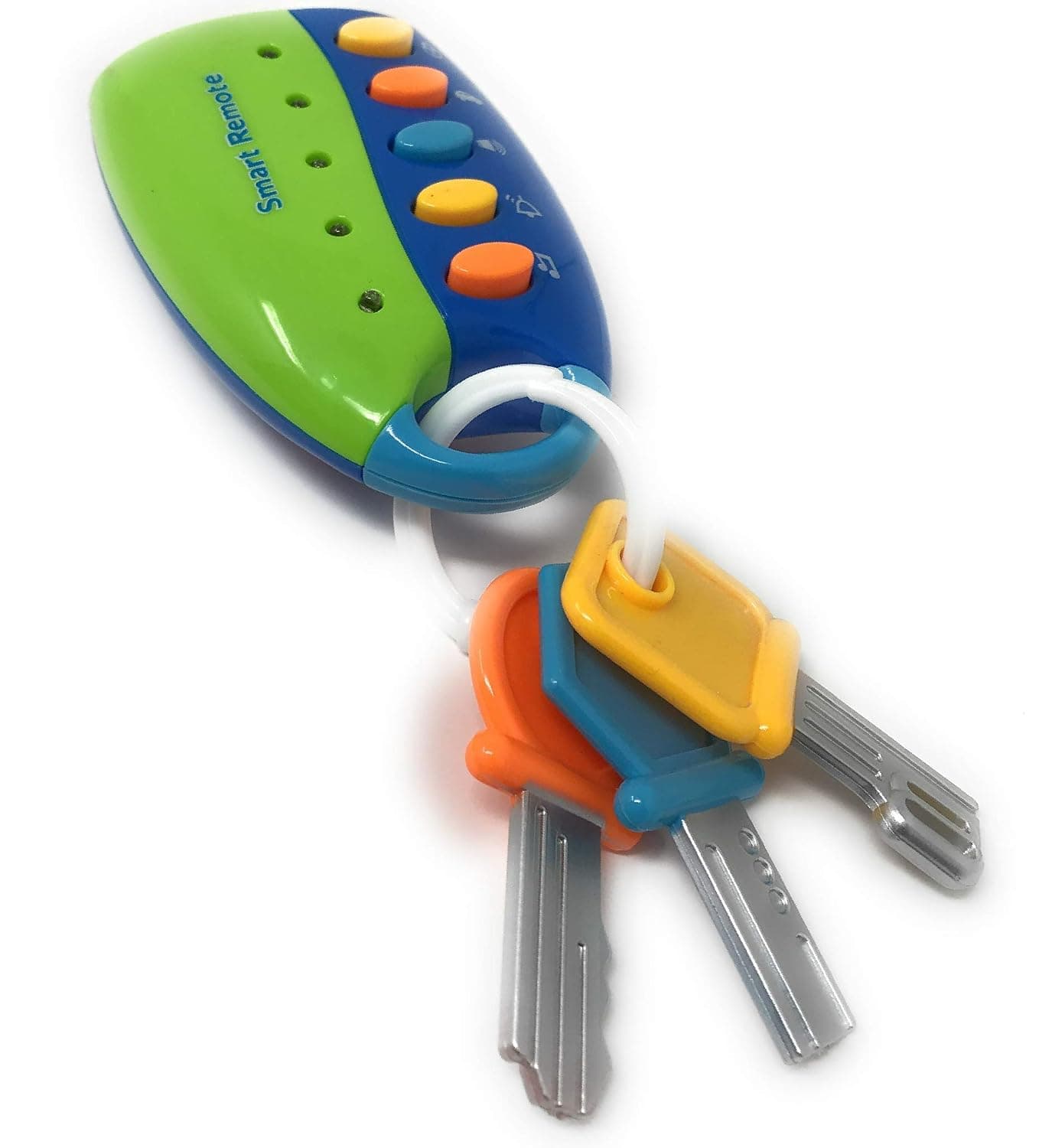 Smart Remote Car Key Toy for Baby Infant or Toddler | KIDSTHRILL Musical Keychain For Kids