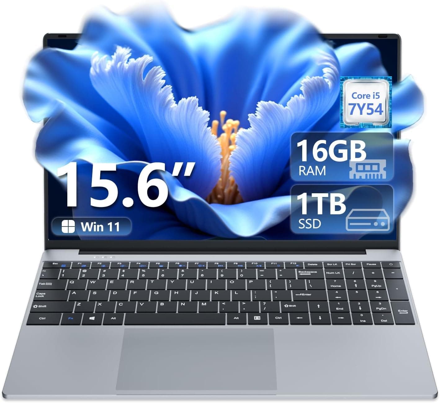 Gaming Laptop i5, 15.6 inch Laptop(Up to 3.20 GHz), Business Notebook Computer for 16GB RAM 1TB SSD, Full HD 1920X1080 Display Backlit Keyboard 180 Angle Opening,WIFI 5 BT4.2 MINI HDMI,gaming laptops