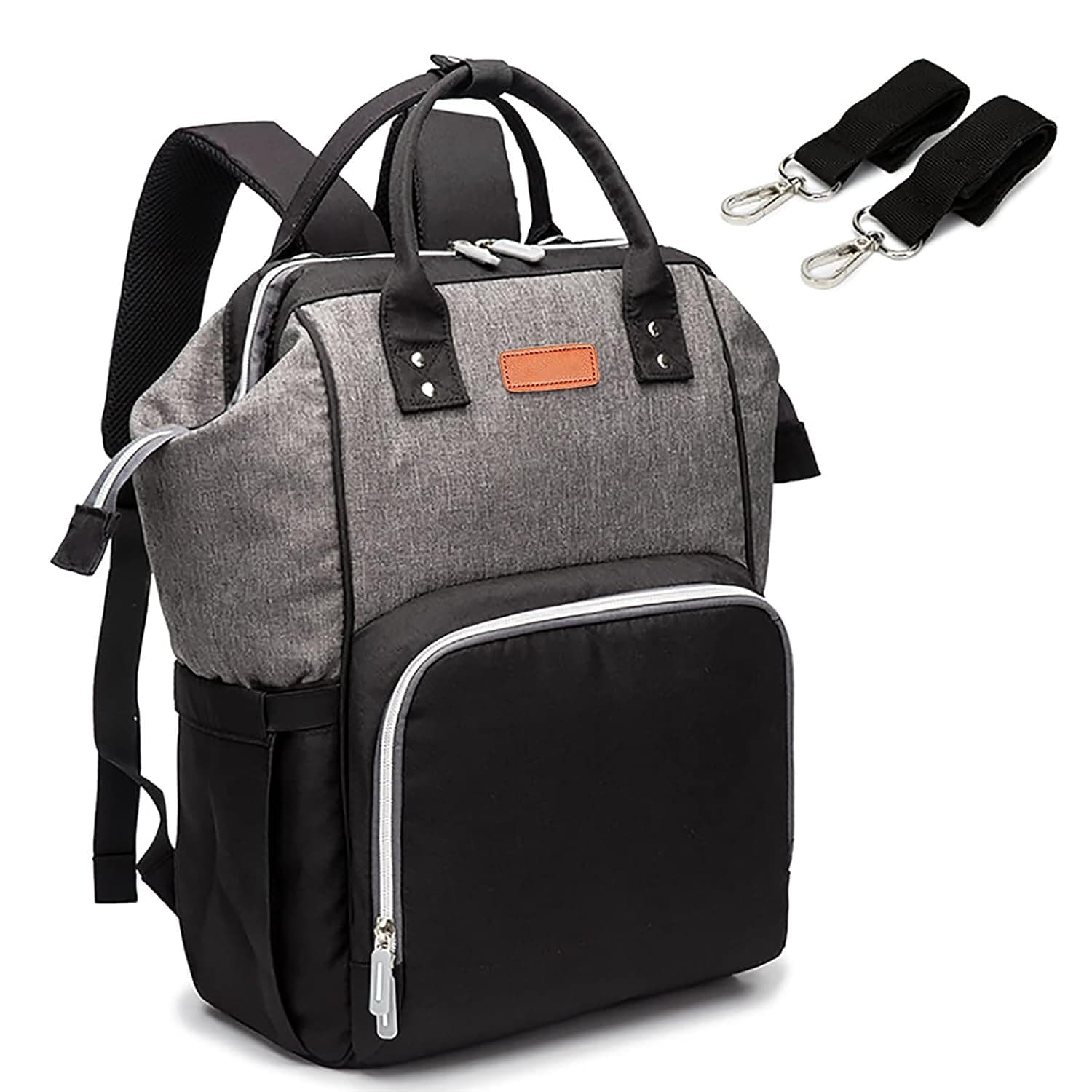 Tazweeq Diaper Bag Backpack, Portable Waterproof Diaper Changing Backpacks, with USB Charging Port, Insulated Pockets, Large Capacity Baby Care Bag Mommy Bag for Essentials New Born Boy Girl