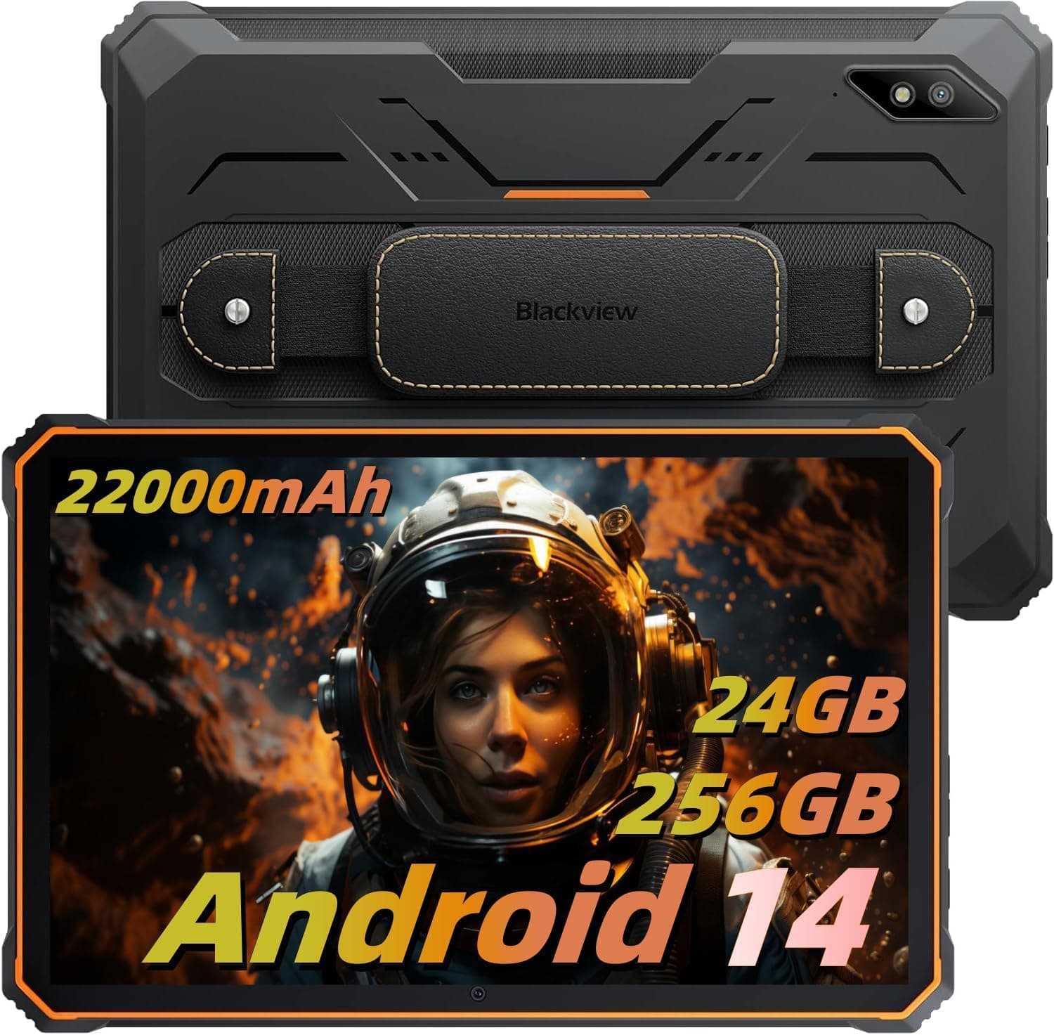 Active 8 Pro Rugged Tablets Android 14 10.36" 2.4K Display Helio G99 24GB 256GB Tablet PC 22000mAh