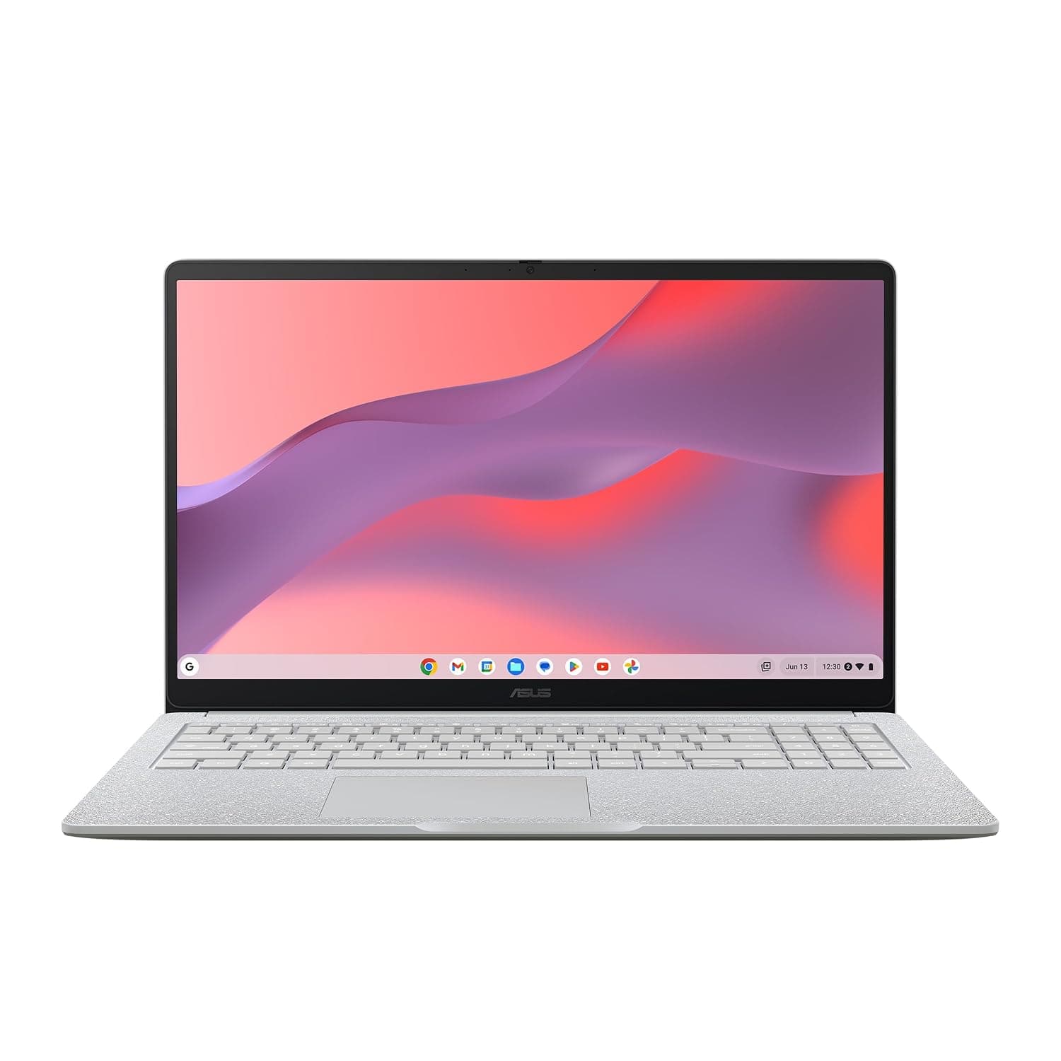 ASUS Chromebook CM15 Laptop, 15.6" FHD Display, MediaTek Kompanio 540, 64GB Storage, 4GB RAM, ChromeOS, Pure Grey, CM1505CM4A-AS44
