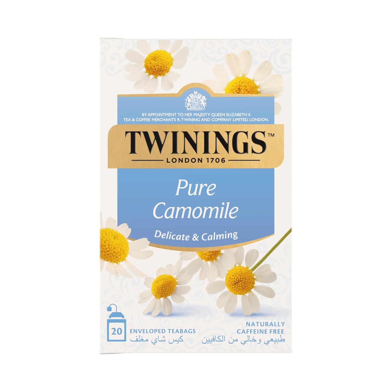 Twinings Pure Camomile Infusion Tea, 20 Tea Bags - Pack Of 1