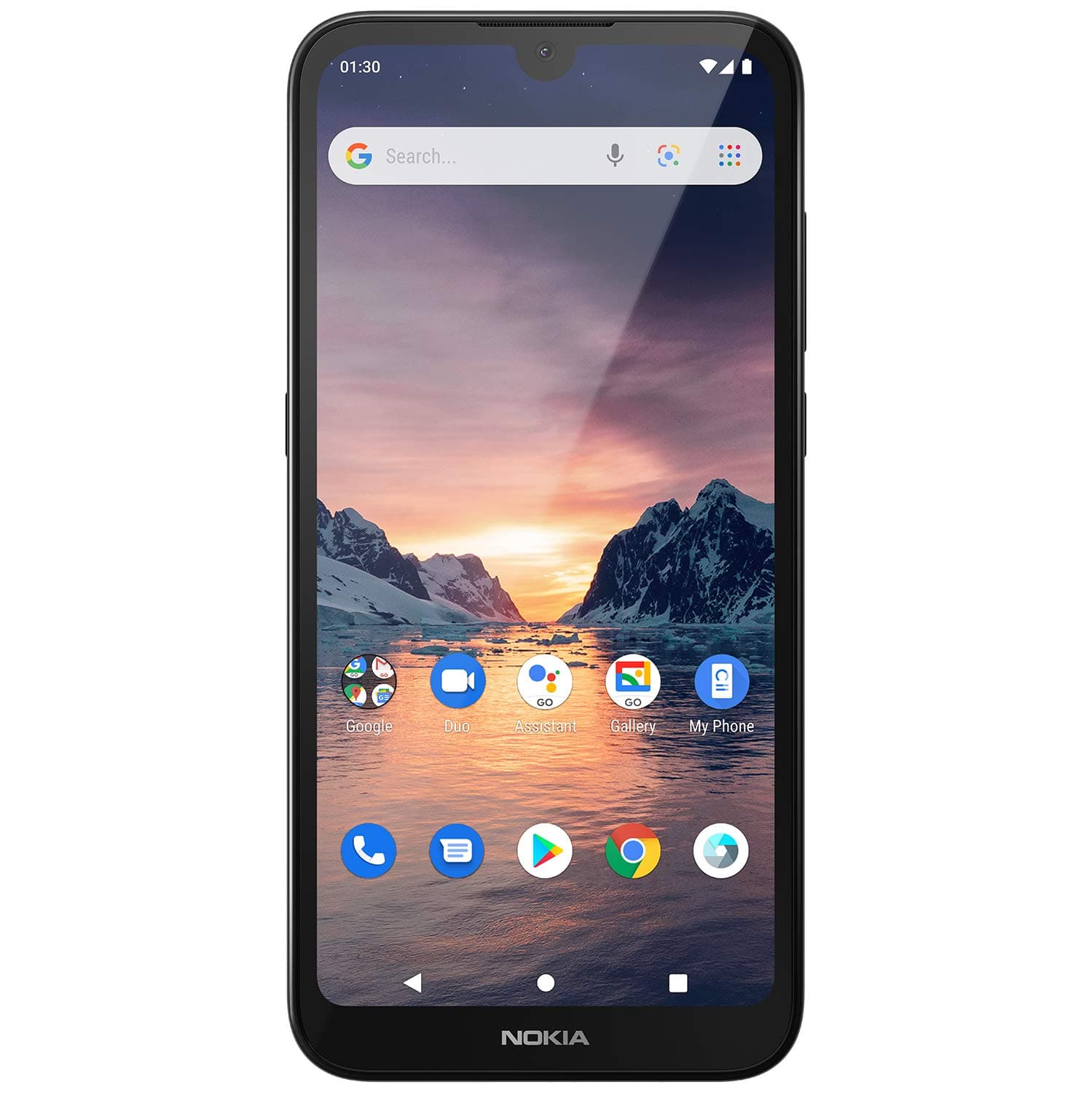 NOKIA 1.3 Android Smartphone, 1GB RAM, 16 GB Memory, 5.71" HD+, AI Imaging, 3000 mAh battery - Charcoal