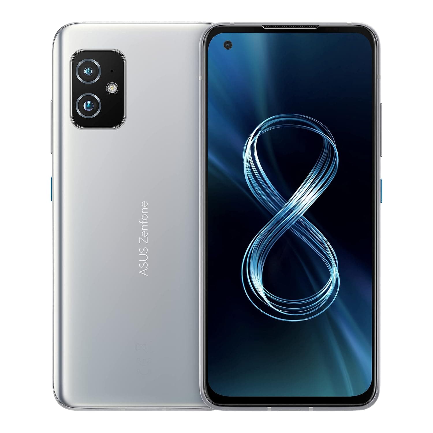 ASUS Zenfone 8 5G Dual ZS590KS 256GB 8GB RAM Factory Unlocked International Version - Silver