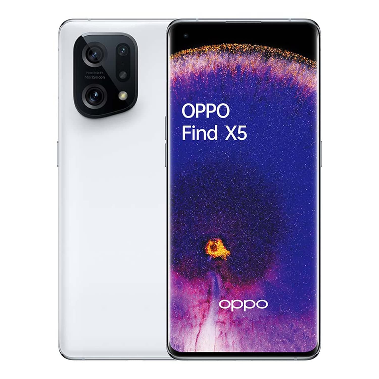 Oppo Find X5 Dual SIM 256GB ROM + 8GB RAM (No CDMA | GSM Only) Factory Unlocked 5G Smartphone (White) - International Version