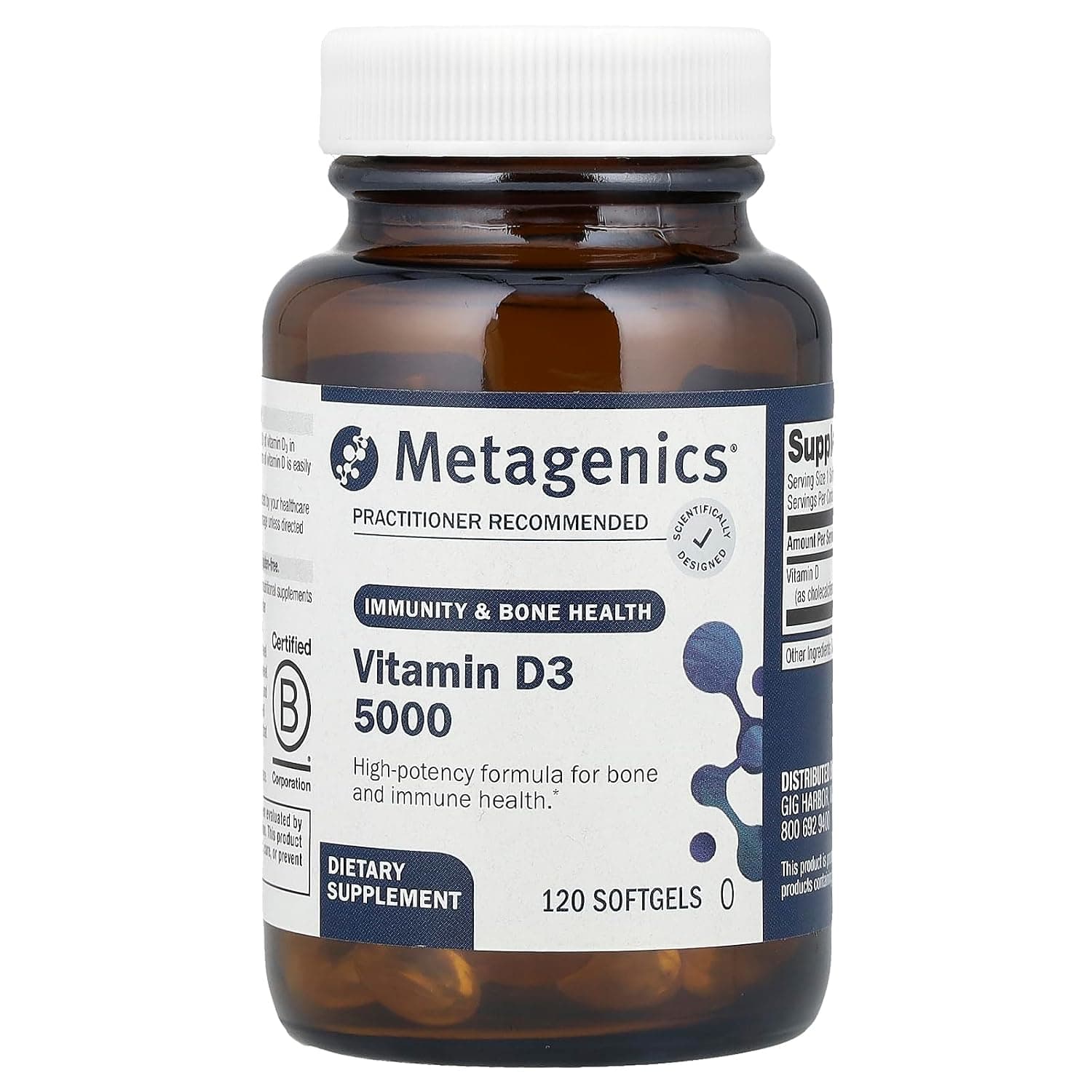 Metagenics, D3 5000 (360 softgels)