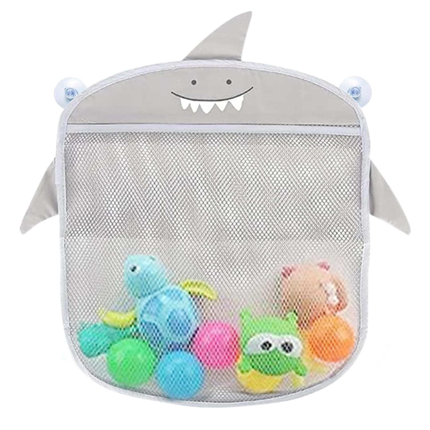 Bathroom Toy Storage Net Suction Cup Large Capacity Bath Toy Holder
