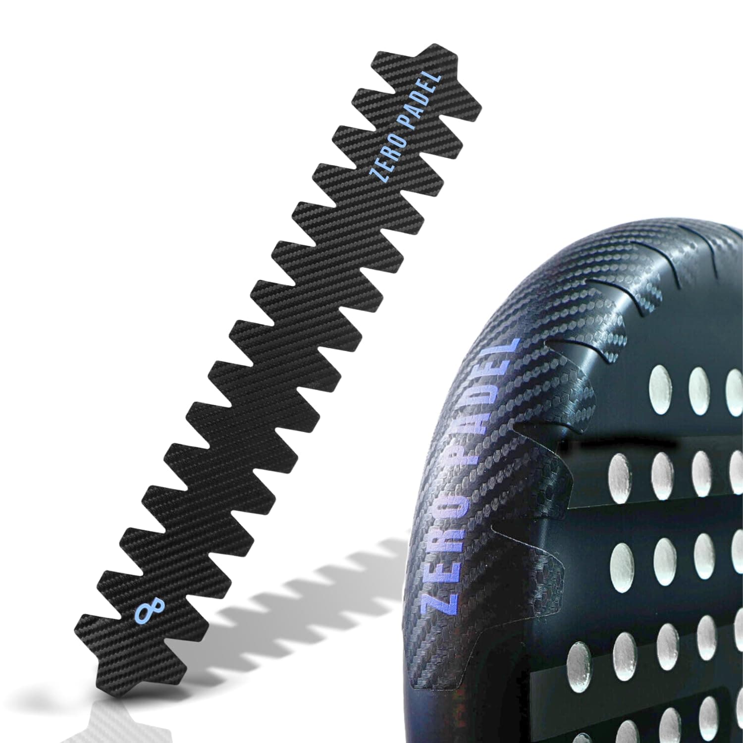 Racket Protector | Strong Adhesive, Lightweight & Durable for Maximum Edge Protection | Universal Fit, No Residue, Easy to Apply