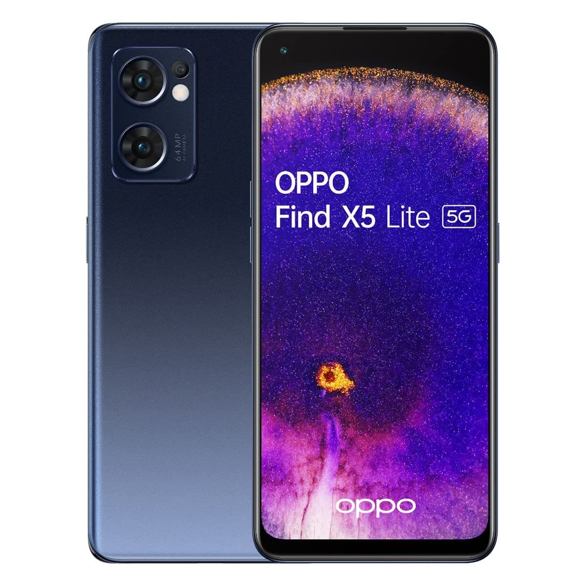 Oppo Find X5 Lite Dual SIM 256GB ROM + 8GB RAM (No CDMA | GSM Only) Factory Unlocked 5G Smartphone (Starlight Black) - International Version